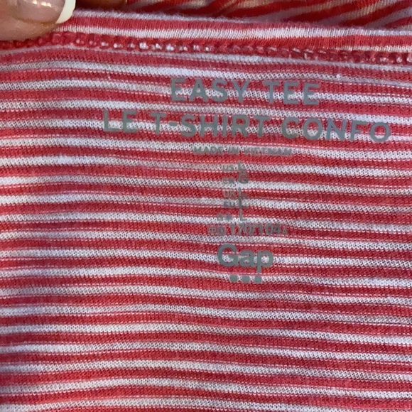 Gap Scoop Neck striped side tie top - Picture 3 of 5